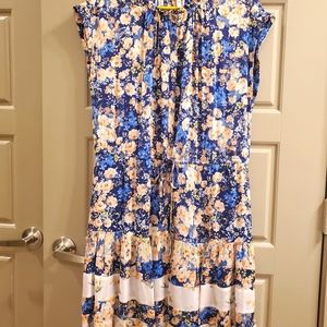 Rebecca Taylor floral silk dress